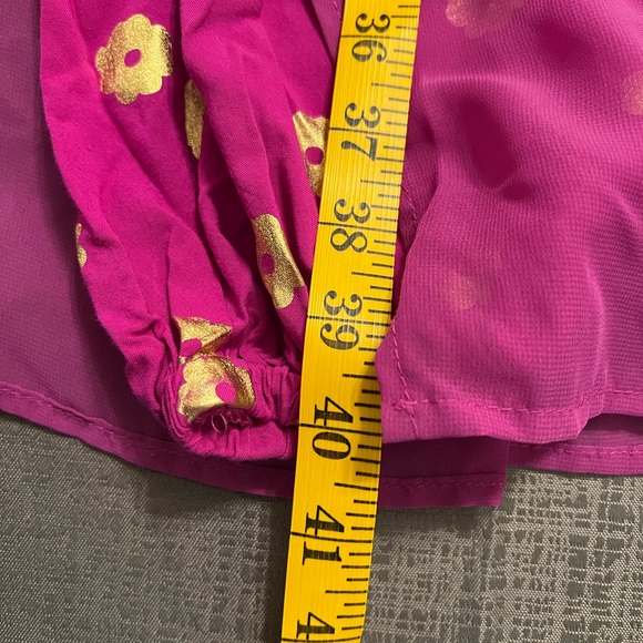 Disney Jasmine Premium Costume Magenta Kids 6/6X Embellished Jumpsuit - Picture 10 of 10